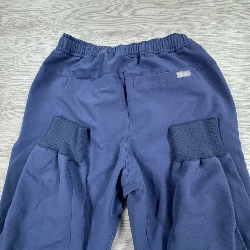 FIGS Men's Jogger Scrub Pants Tansen Blue/Purple XS Elastic Waist Drawstring